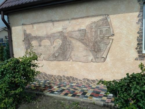 Моя работы на фасаде дома. 02