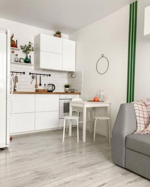 Квартира в белом цвете.