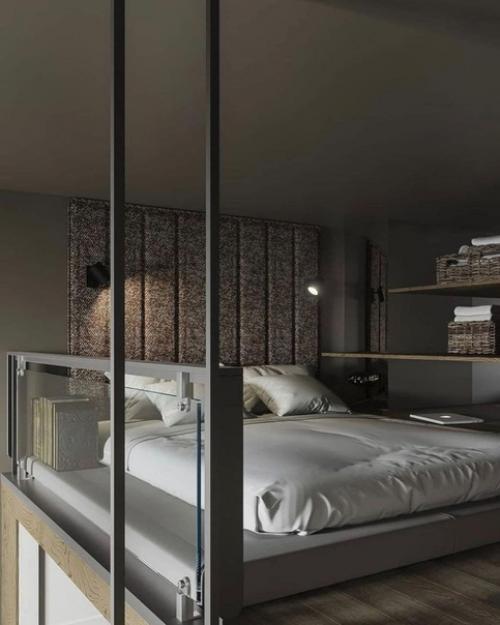 Двухуровневая квартира площадью всего лишь 19 кв. 06