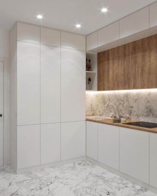 Кухня - гостиная с барной стойкой. 03