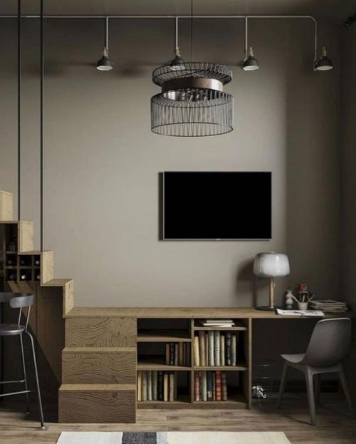 Двухуровневая квартира площадью всего лишь 19 кв. 05