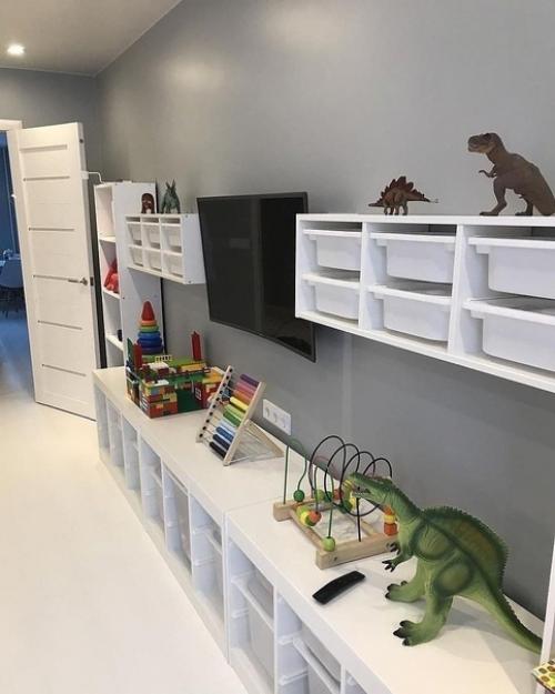 Интерьер трешки в сером цвете. 01