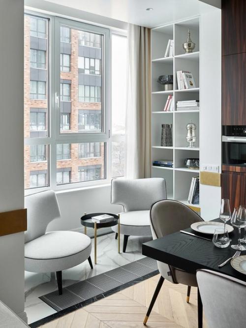 Современный, лёгкий и лаконичный интерьер от Анны святославской. 06