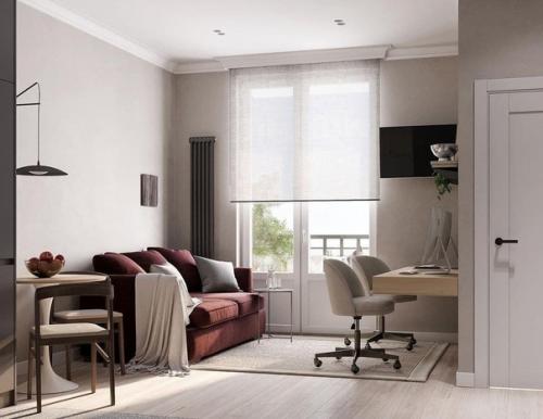 Интерьер квартиры для семьи, которая ценит минимализм. 03