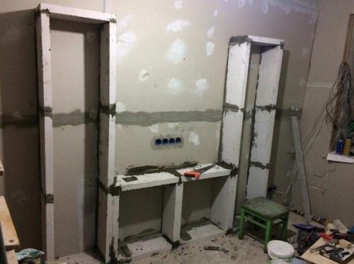 Вариант оформления тв зоны.