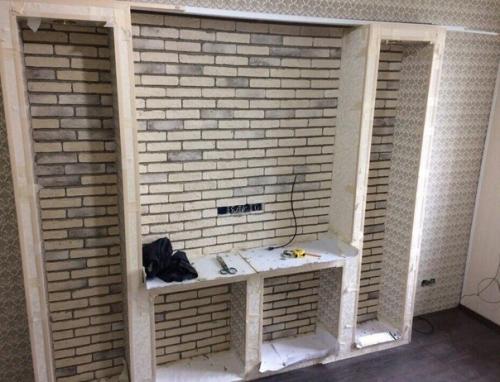 Вариант оформления тв зоны. 03