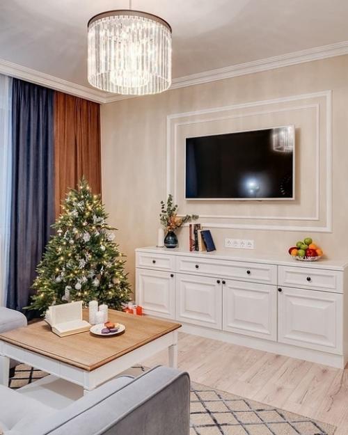 Интерьер квартиры в одном стиле.