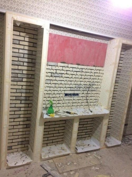 Вариант оформления тв зоны. 02