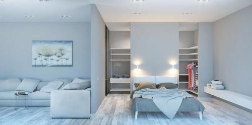 Какой интересный получился проект в однушке. 01