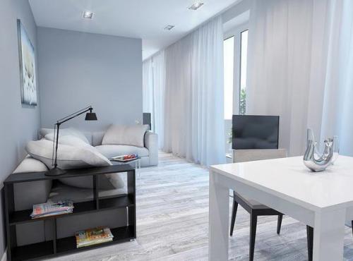 Какой интересный получился проект в однушке. 03