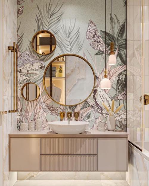 Потрясающие проекты ванных комнат.