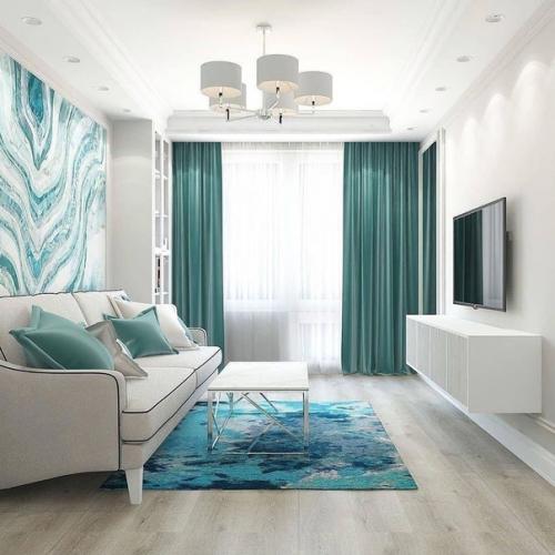 Дизайн - проект квартиры в одном стиле и цветовой гамме. 04