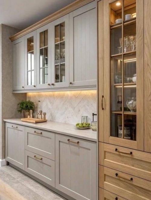 Прекрасные варианты кухонь. 02