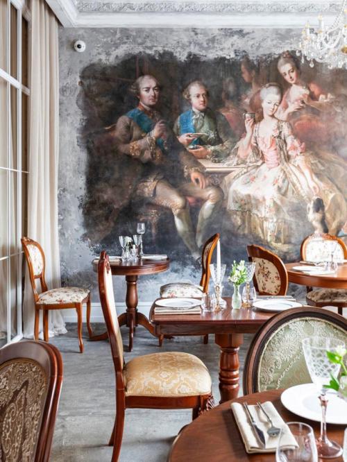 Интерьер в стиле Разрушенного Замка: как соединить роскошь и брутальность. 02