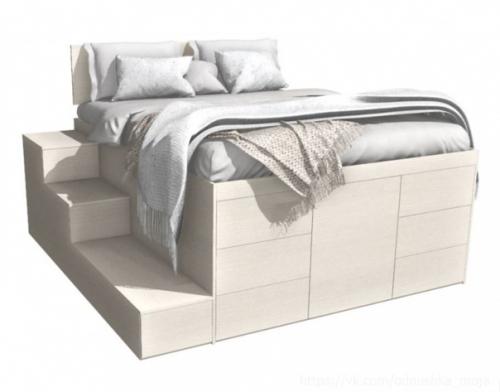 Кровать в нишу - идеальный вариант! 04