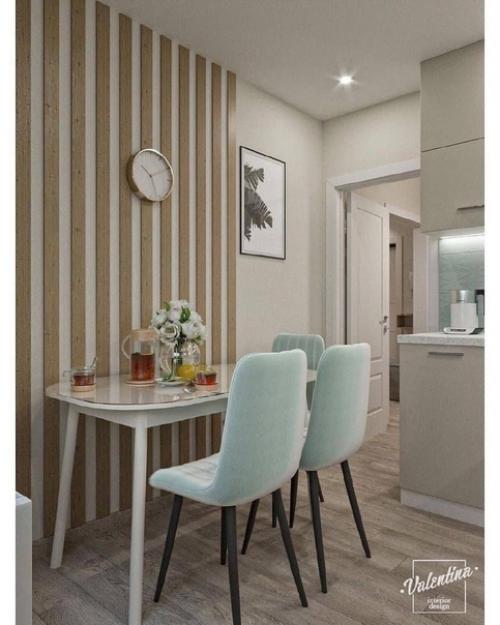 Лишь в том случае, если вы не любите яркие эксперименты в ремонте, то обратите внимание на проект этой кухни. 03