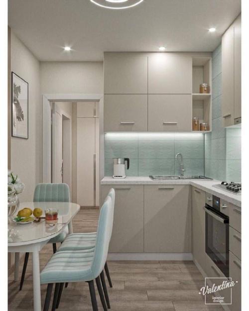 Лишь в том случае, если вы не любите яркие эксперименты в ремонте, то обратите внимание на проект этой кухни. 04