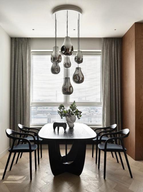 Игра фактур в современном интерьере: квартира 108 м в Москве. 04