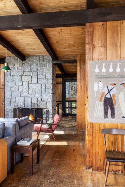 Современный коттедж на скале с историей. 03