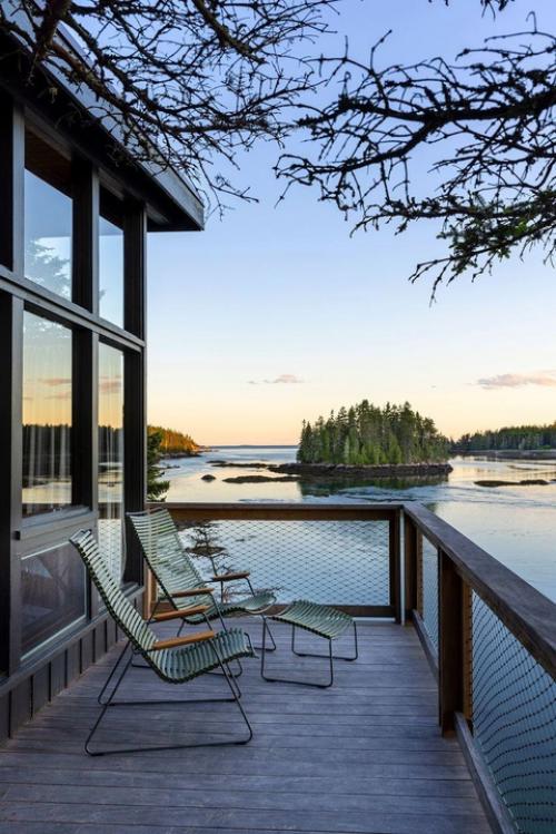 Современный коттедж на скале с историей. 02