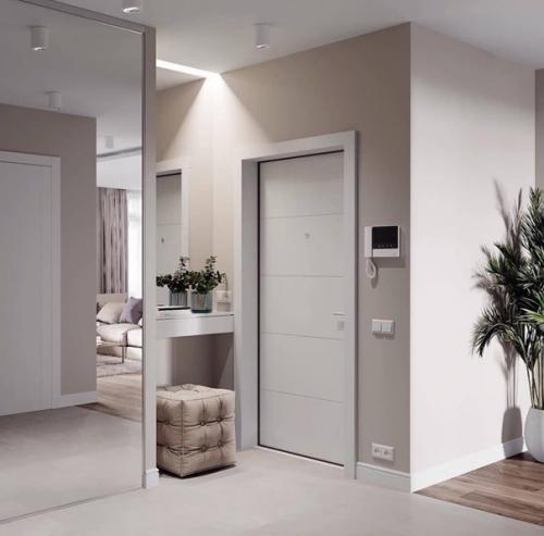 Красивый интерьер просторной кухни - гостиной. 06