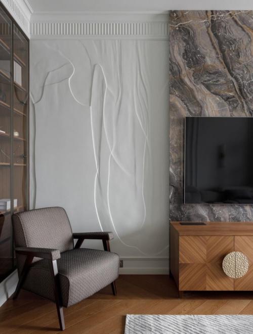 Американская классика в московской квартире площадью 140 м. 03