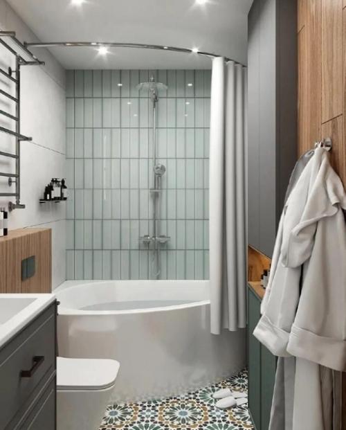 Дизайн - проект совмещенного санузла.