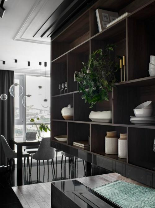 Современная квартира с камином. 05