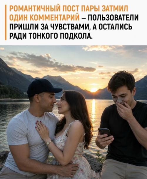 В соцсетях обсуждают романтичную публикацию пары с пафосной подписью о природе, любви и сильных чувствах. 
