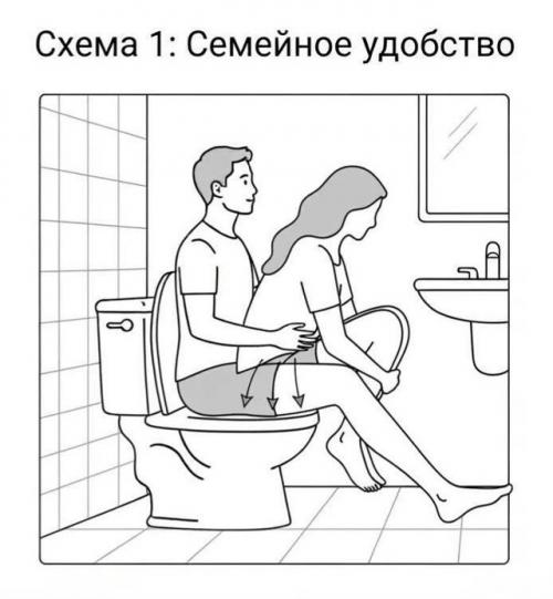 Девушка призналась, что между ней и мужем нет абсолютно никаких стеснений.  
