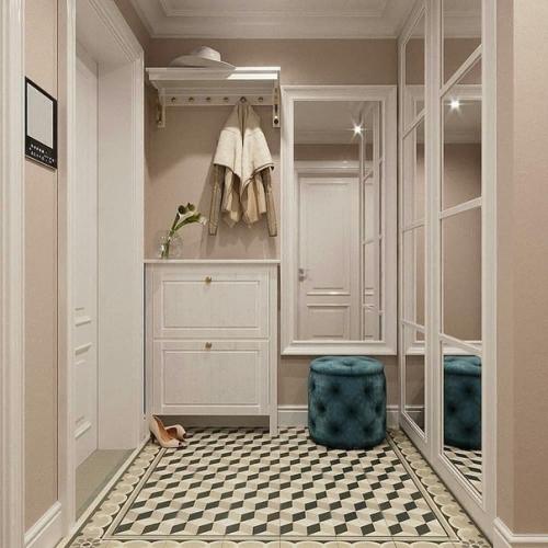 Дизайн - проект кухни, гостиной и прихожей в едином стиле. 04