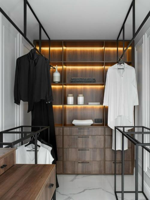 Современная квартира с камином. 03