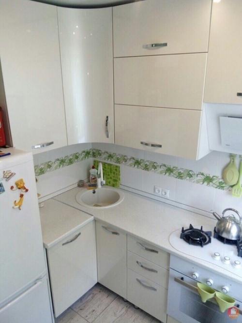 Светлая и уютная кухонька, с ремонтом своими руками. 02