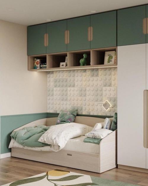 Отличный пример интерьера детской комнаты. 04