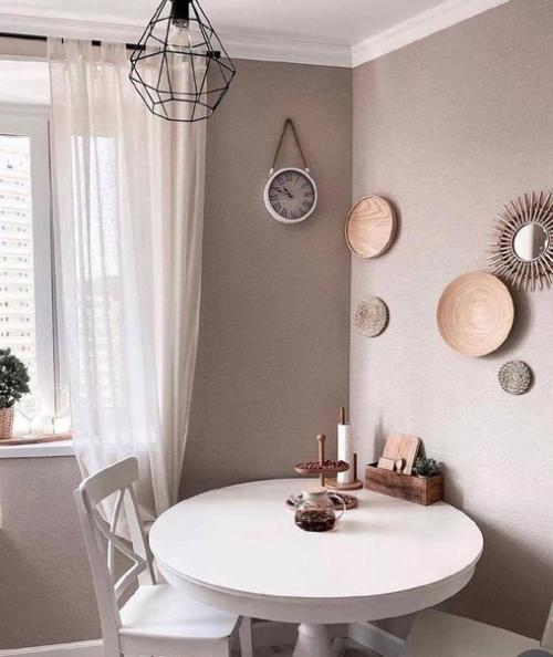 Интересный пример ремонта в кухне с эркерлм. 02