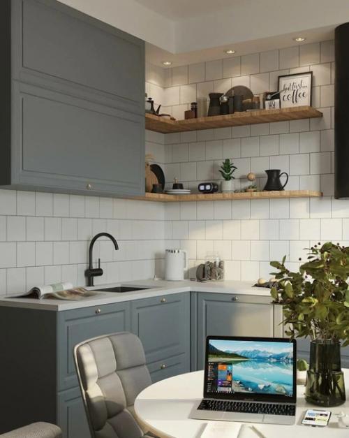 Интерьер кухни от анастасии Зотовой. 07