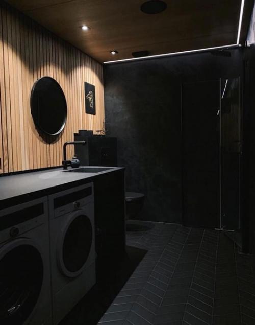 Как же стильно и круто смотрится такой интерьер. 02