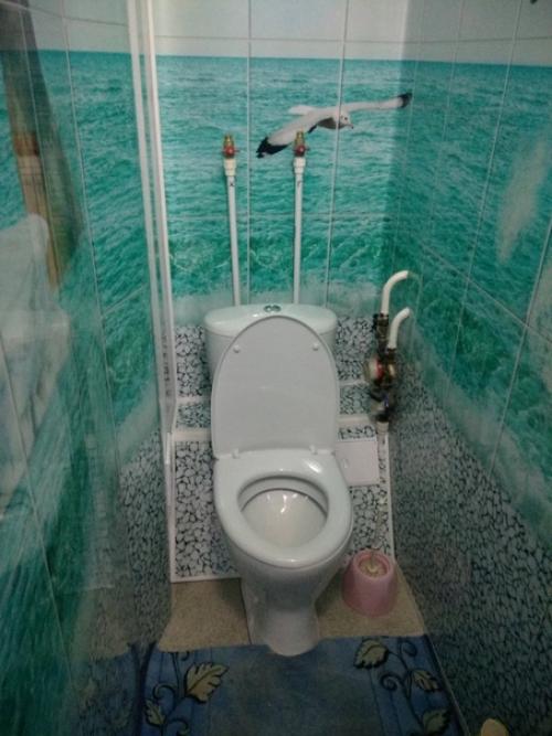 Мой ремонт в старом хрущевском туалете. 04