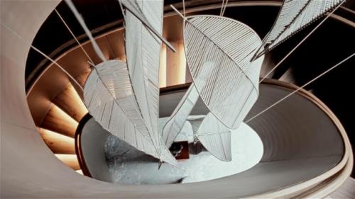 Дом, спроектированный Studia 54 в репино, напоминает роскошную яхту, пришвартованную среди сосен. 06