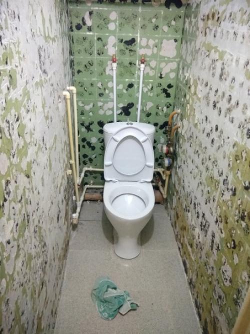 Мой ремонт в старом хрущевском туалете. 01