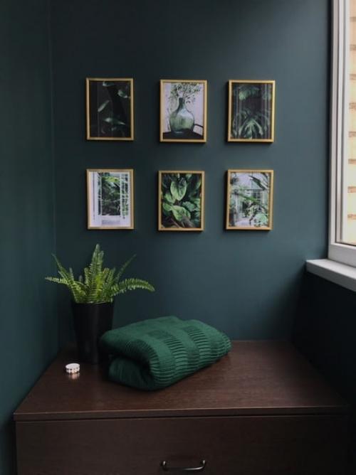 Сама сделала косметический ремонт на кухне и балконе. 05