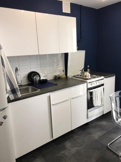 Сама сделала косметический ремонт на кухне и балконе. 01