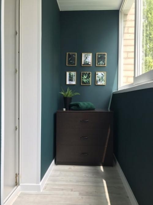 Сама сделала косметический ремонт на кухне и балконе. 04