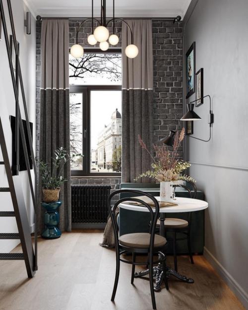 Двухуровневая квартира. Такая малышка, а такая функциональная получилась! 03