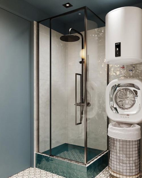 Двухуровневая квартира. Такая малышка, а такая функциональная получилась! 08