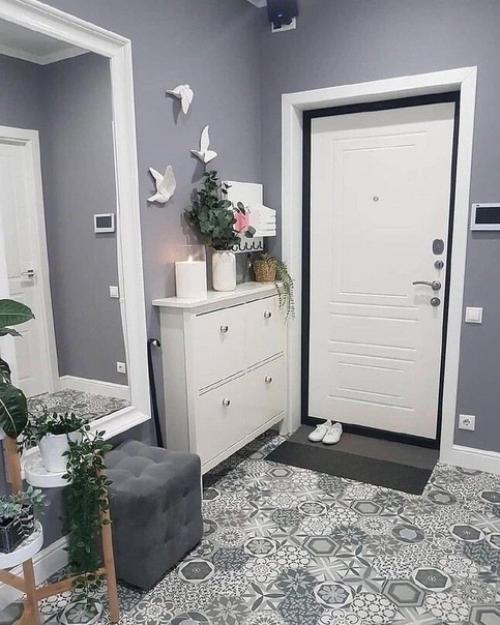 Интерьер квартиры в 50 оттенках серого цвета выглядит очень уютно при этом. 07