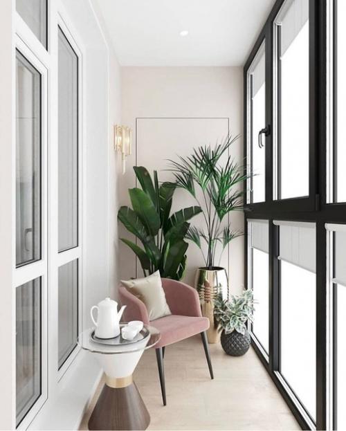 Таким образом, если у вас нет идей, как оформить балкон, то ловите. 08