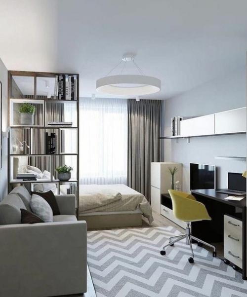 Лишь в том случае, если у вас есть вопрос, как визуально разделить комнату.