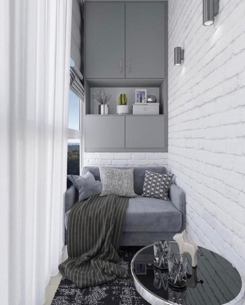 Таким образом, если у вас нет идей, как оформить балкон, то ловите. 01