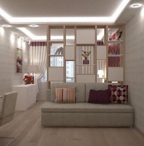 Лишь в том случае, если у вас есть вопрос, как визуально разделить комнату. 03